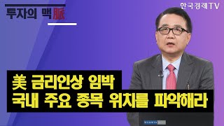 美 금리인상 임박, 국내 주요 종목 위치를 파악해라 / 이승조 다인경제 대표 / 진짜전략 / 한국경제TV