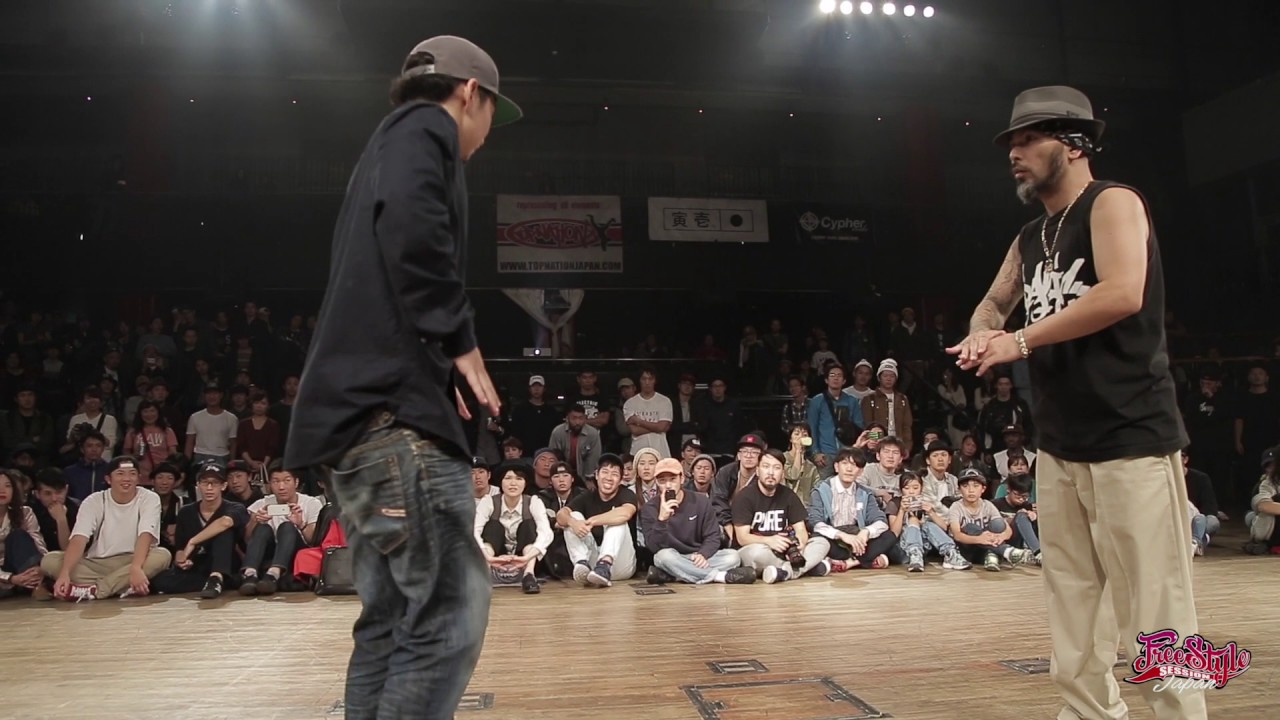 FREESTYLE SESSION JAPAN 2016 POPPIN' SOLO BATTLE BEST 8 オズ Vs リンイチ ...