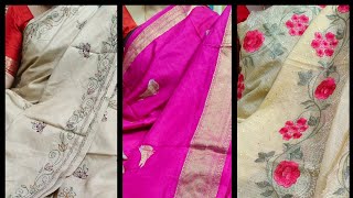 Latest pure moonga, chinon, tusser,chanderi,mungakita silk sarees| Give away| 8688637474 | లేటెస్ట్