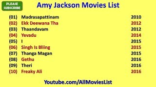 Amy Jackson Movies List
