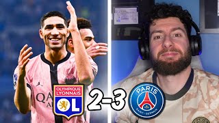 🔥 HAKIMI EN FEU !!! 13 points d'avance, c'est fini ✅ (OL 2-3 PSG)