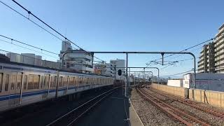 西武6000系　富士見台駅通過