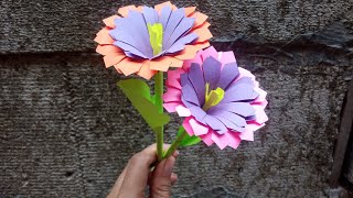 Beautiful and Easy Paper Flower DIY Making | How to Make DIY Flowers | Paper Craft