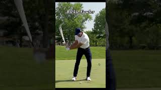 Rickie Fowler iron swing slow mo