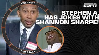 Stephen A. Smith has JOKES with Shannon Sharpe 👏😂 | First Take