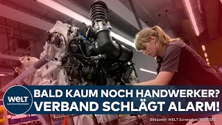 FACHKRÄFTE-MANGEL: Zentralverband des Deutschen Handwerks schlägt Alarm! Fehlen bald die Arbeiter?