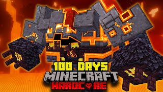 100 Days in the Nightmare Nether in Hardcore Minecraft