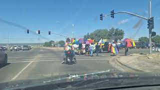 Diné Pride 2023 Parade Procession