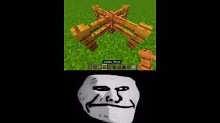 Minecraft is racist 🤯 | Troll Face meme | #shorts #memes #viral