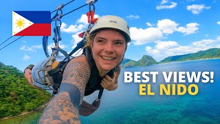 EL NIDO FROM ABOVE - ZIPLINE \u0026 CANOPY WALK! 🇵🇭