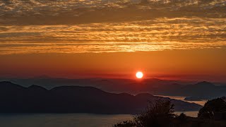 千畳敷の朝焼けver.2《山口県・長門市》