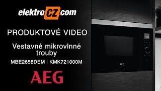 Vestavné mikrovlnné trouby AEG MBE2658DEM | KMK721000M