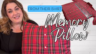 How to Sew a Memory Pillow from a Loved One’s Shirt | Beginner-Friendly Keepsake Pillow Tutorial