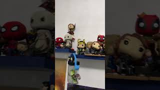 Entire MCU Funko pop collection in order of the timeline #80smusic #rock #funkopop #marvel