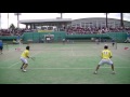 2015年度 全国中学校ソフトテニス大会　男子個人3回戦（ベスト8決め）2