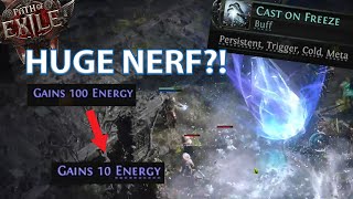 Path of Exile 2 MASSIVE Trigger/Meta Gem Nerf?! (Comet \u0026 Cast on Freeze)