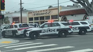 Oxnard Police Department Units, Gold Coast Ambulance 668 \u0026 Oxnard FD Engine 63 Onscene! #vcfd