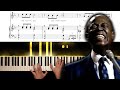 Louis Armstrong - What a Wonderful World - Piano Cover & Sheet Music