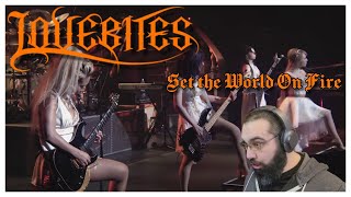 These Guitars are INSANE! | LOVEBITES - SET THE WORLD ON FIRE Reaction!