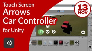 Basic Unity Touch Screen Arrows Car Controller (Arrow Buttons Controller) Free Asset - Unity Package