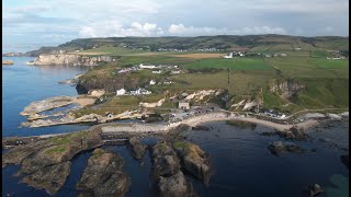 Ballintoy Harbour in 4K