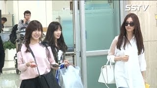 소녀시대(Girls' Generation) 입국, 태연-티파니-효연-서현 '4인4색 공항패션' [SSTV]