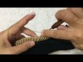 tutorial sepatu cover rajut