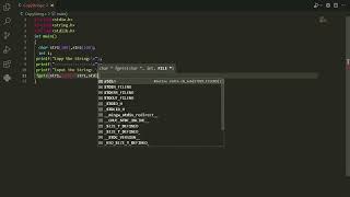 Copy one string into another string IN C