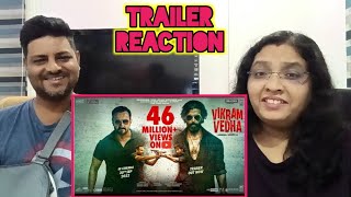 Vikram Vedha Trailer Reaction | Hrithik Roshan, Saif Ali Khan | Pushkar & Gayathri | #vikramvedha