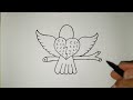 love birds drawing easy step by step tutorial l drawing pictures l bird drawing easy l art tricks