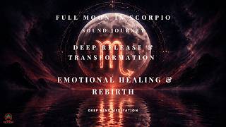 Full Moon in Scorpio • Deep Release & Transformation | Sound Journey for Emotional Healing & Rebirth