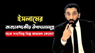 ইসলামের অত্যাবশ্যকীয় উপাদান সমূহ, ইসলামে এত দল কেন? | Nouman Ali Khan |