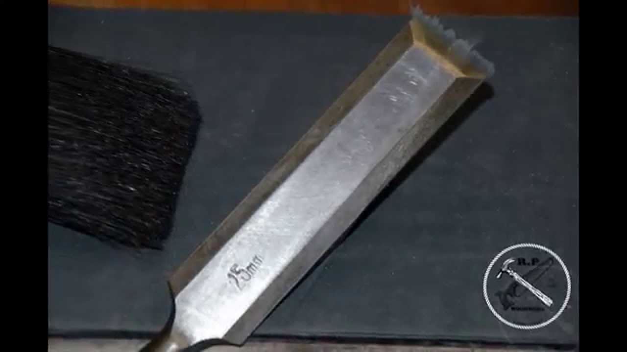 Sharpening And Polishing Chisels By Hand Youtube