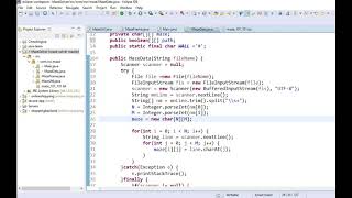 Java Maze Solver 3. Maze Entrance.