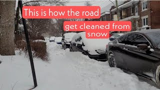 This is how They clean snow in Montreal