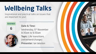 EIC November Wellbeing Talk