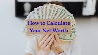 How to Calculate Your Net Worth - CHECKING YOUR FINANCIAL WELLBEING!! #networth #personalfinance