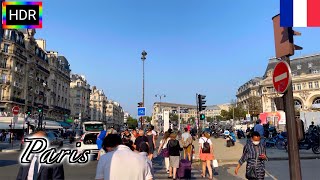 🇫🇷【HDR 4K】Paris Summer Walk - Canal Saint-Martin to Paris Gare de Lyon (July, 2021)