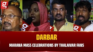 DARBAR Motion Poster Marana Mass Celebrations by Thalaivar Fans | Rajinikanth | Anirudh