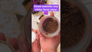 Forest essential roop nikhar facial ubtan #forestessentials #nykaa #skincare #facemask #ubtan #glow