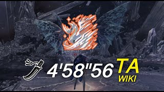 【MHWIPC】歴戦王イヴェルカーナ 太刀 TAwiki 4’58 六花が静かに眠るなら