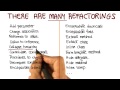 Types of Refactorings - Georgia Tech - Software Development Process