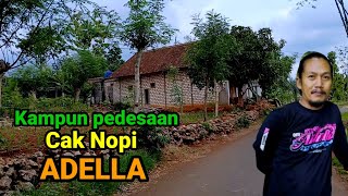 Blusukan melintas Kampung pedesaan Pengendang Cak Nopi Adella Tuban saat Bapak Totok meninggal.