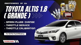 Toyota Altis 1.8 (Grande)  Maintenance full Tutorial