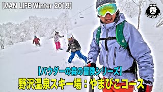 【パウダーの森の冒険】野沢温泉スキー場のパウダーの森を冒険してきた！