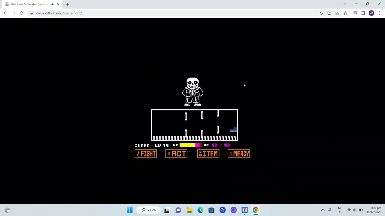 Bad Time Simulator (Sans Fight) - YouTube