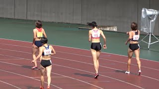 [4K] 2021田島直人記念陸上 女子100m 予選3組 久保山晴菜1st