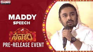Maddy Speech @ Savaari Pre Release Event | Nandu, Priyanka Sharma | Saahith Mothkuri