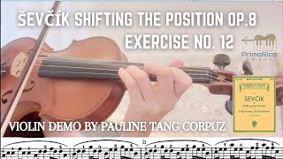 【Ševčík Shifting the Position Op.8】 Exercise No. 12 | Demo by Pauline Tang Corpuz | Pt Violin Studio