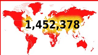 Updated status: Spread of Coronavirus cases in world 8 April 2020 | Covid19 Cases World Spread Map